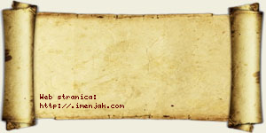 Valentina Egerić vizit kartica